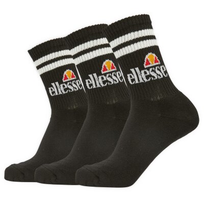 Ellesse Pullo Socken Socks Unisex 3er Set schwarz 40-43