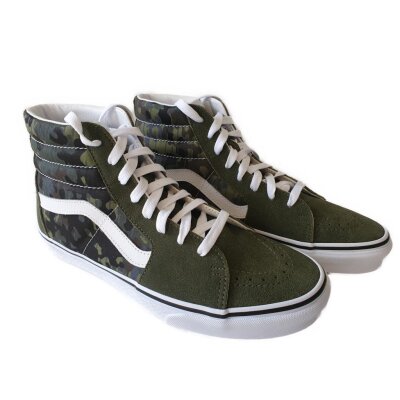 Vans Sk8-Hi High Top Sneaker rain camo green/multi 42,5/9,5