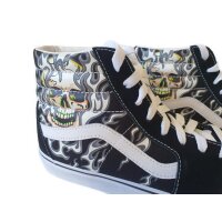 Vans Sk8-Hi High Top Sneaker Flame Skull 42,5/9,5