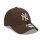 New Era Baseball Cap 9forty New York Yankees braun
