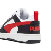 Puma Rebound v6 Low weiß/rot/schwarz