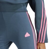 Adidas Leggings W FI 3-Stripes arcngt petrol/pink XL
