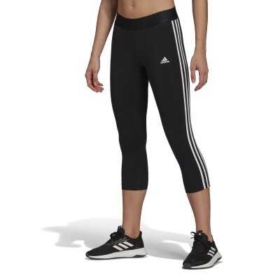 Adidas Leggings 3-Stripes 3/4 schwarz/weiß