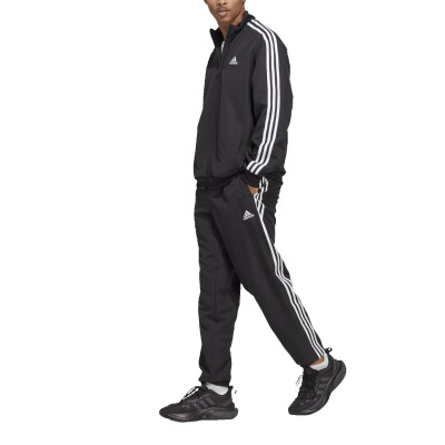 Adidas Jogginganzug Trainingsanzug 3S TT schwarz/weiß L