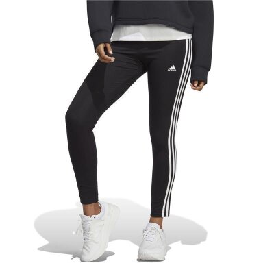 Adidas Leggings HW 3-Stripes schwarz/weiß S