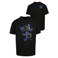 T-Shirt Oversize Tee "Papillon" schwarz