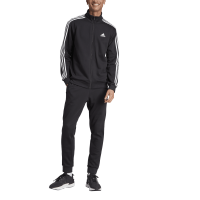 Adidas Trainingsanzug 3S FL TT TS schwarz/weiß