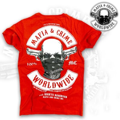 Mafia & Crime T-Shirt Worldwiede Patch rot XL