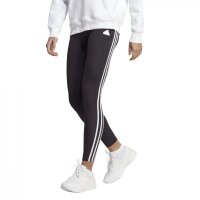 Adidas Leggings W FI 3-Stripes schwarz/weiß S