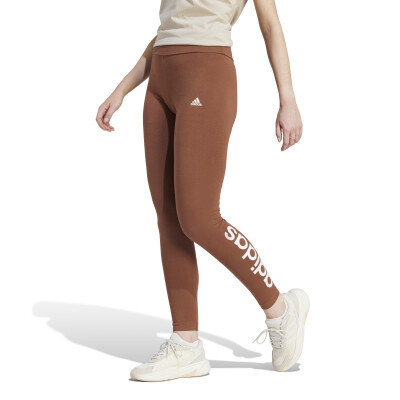 Adidas Leggings W Lin braun/weiß