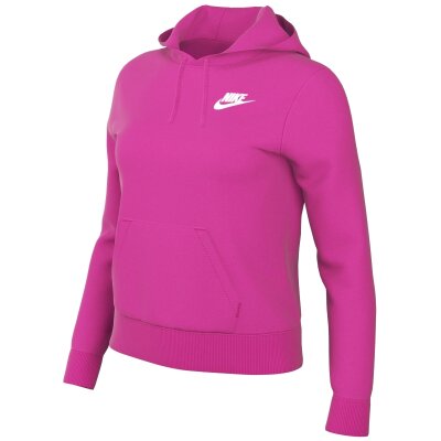 Nike Kapuzenpullover "Club Fleece" fireberry/whi