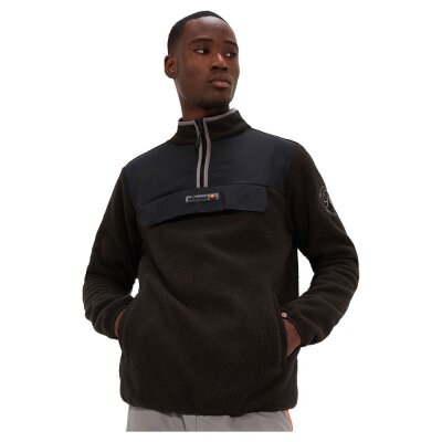 Ellesse Teddy Windbreaker "Zinco OH Jacket" schwarz