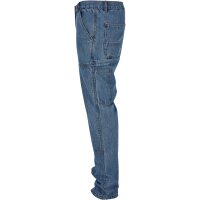 Urban Classics Double Knee Jeans light blue washed