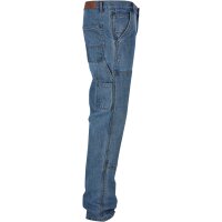 Urban Classics Double Knee Jeans light blue washed
