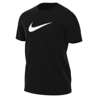 Nike T-Shirt Swoosh "NSW SP SS" schwarz/weiß