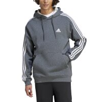 Adidas Kapuzenpullover 3S FL Hoodie dark grey heather