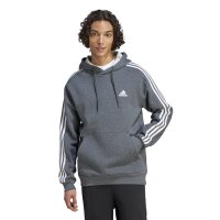 Adidas Kapuzenpullover 3S FL Hoodie dark grey heather
