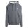 Adidas Kapuzenpullover 3S FL Hoodie dark grey heather 3XL