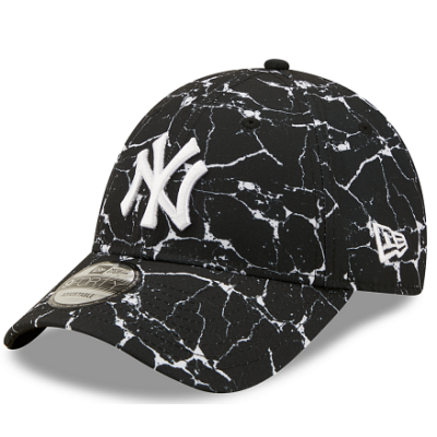 New Era Baseball Cap 9forty New York Yankees marble schwarz