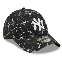 New Era Baseball Cap 9forty New York Yankees marble schwarz