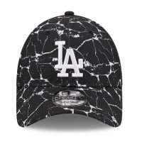 New Era Baseball Cap 9forty Los Angeles Dodgers marble schwarz