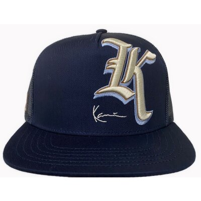 Karl Kani Trucker Cap "Retro Flat Brim" blau