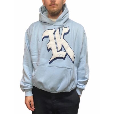 Karl Kani Hoodie "Small Signature OS" light blue