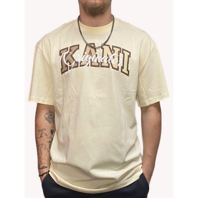 Karl Kani T-Shirt "Serif Originator" Tee offwhite/beige