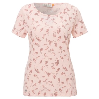 Ragwear Plus T-Shirt "Mintt Flower Comfy" light pink