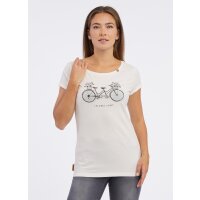 Ragwear T-Shirt "Fllorah Print C Gots" offwhite