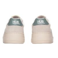 HUB Footwear Sneaker Court L68 Off White/Leaf Green/Light Beige