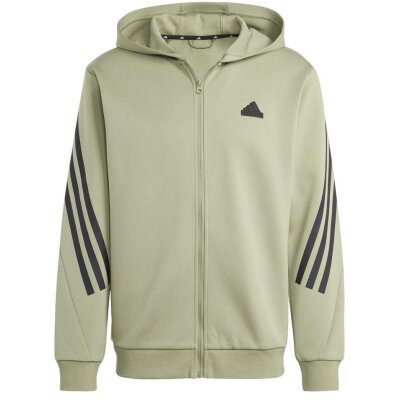Adidas Zip Hoodie Future Icon 3-Stripes Teengreen XL
