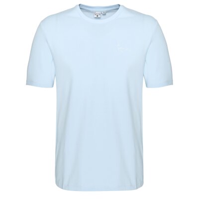 Karl Kani T-Shirt Small Signature Fitted Tee Light Blue