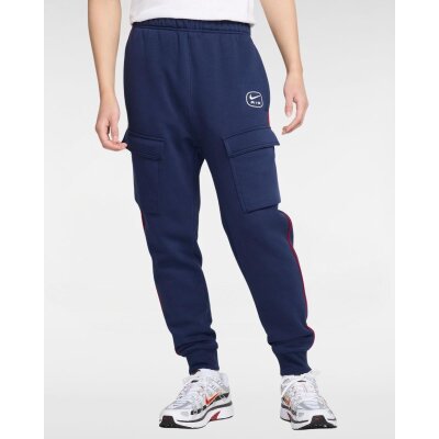 Nike Jogginghose Sportswear Air Cargo Fleece Midnight Navy/Gym Red