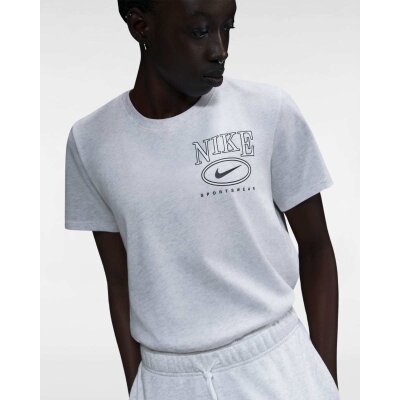 Nike T-Shirt Sportswear Club Fleece Birch Heather