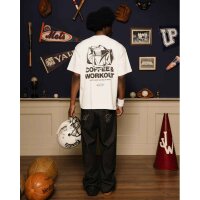 Another Cotton Lab T-Shirt Coffea and Workout White