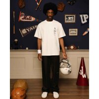 Another Cotton Lab T-Shirt Coffea and Workout White