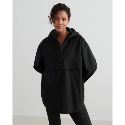 Aimn Oversized Anorak Black S