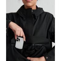 Aimn Oversized Anorak Black S