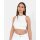 Sixth June Top Ribbed Logo White
