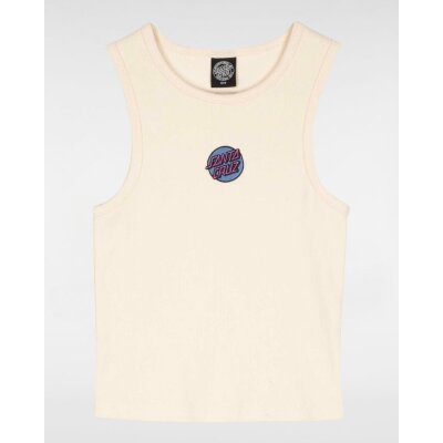 Santa Cruz Tank Top Other Dot Emb Chalk