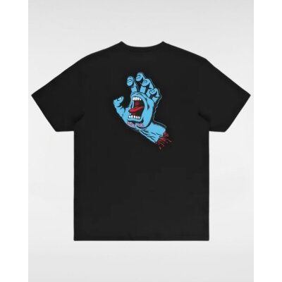 Santa Cruz T-Shirt Screaming Hand Chest Black