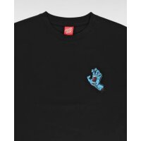 Santa Cruz T-Shirt Screaming Hand Chest Black