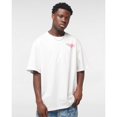 Karl Kani T-Shirt Bubblegum White