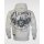 Yakuza Premium Zip Hoodie Hellrider Light Grey Melange