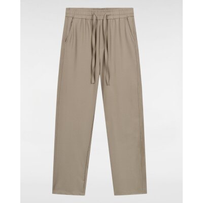 Another Cotton Lab Hose Logo Loose Pants Beige