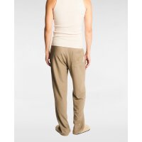 Another Cotton Lab Hose Logo Loose Pants Beige