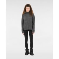 Athlecia Strickpullover Daviana Rollkragen Dark Grey Melange