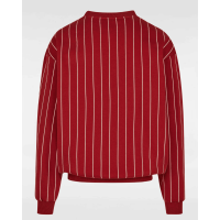 Karl Kani Crewneck Autograph Pinstripe Red