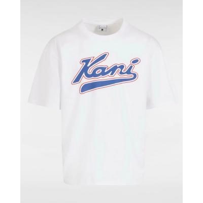 Karl Kani T-Shirt Varsity Print White